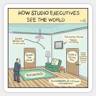 Executives World Sticker